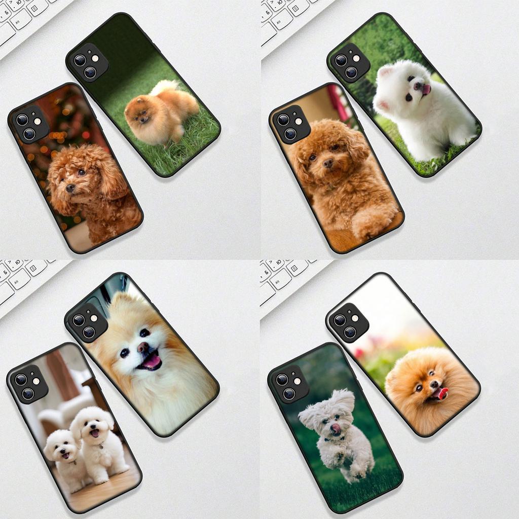 Cover for OPPO A40 A80 A60 A38 A79 A15 A16 A17 A18 A58 A78 A57 A53 A40M 4G 5G Phone Case Bichon Frise Pomeranian Poodle Dog