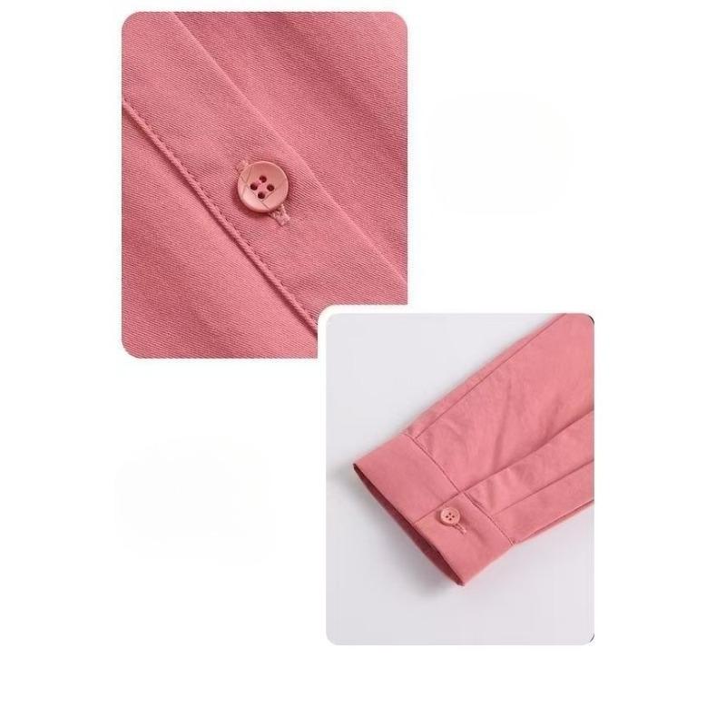 Elegant French Spring Blouse for Mid Age Women Plus Size Lapel Casual Shirt Fashionable Top