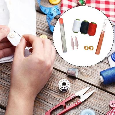 31/34/37PCS Durable Sewing Tool Set with Top Needle Easy Sewing Needle and Thread Kit Quilt Sewing Needle for Quilt Sewing