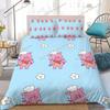 Adorabile Set Copripiumino Carino P-Percy-Maialino Stile Casa Biancheria da Letto Morbido Cotone da Bucato Letto Dormitorio Studente Regalo Tessile per la Casaextile741
