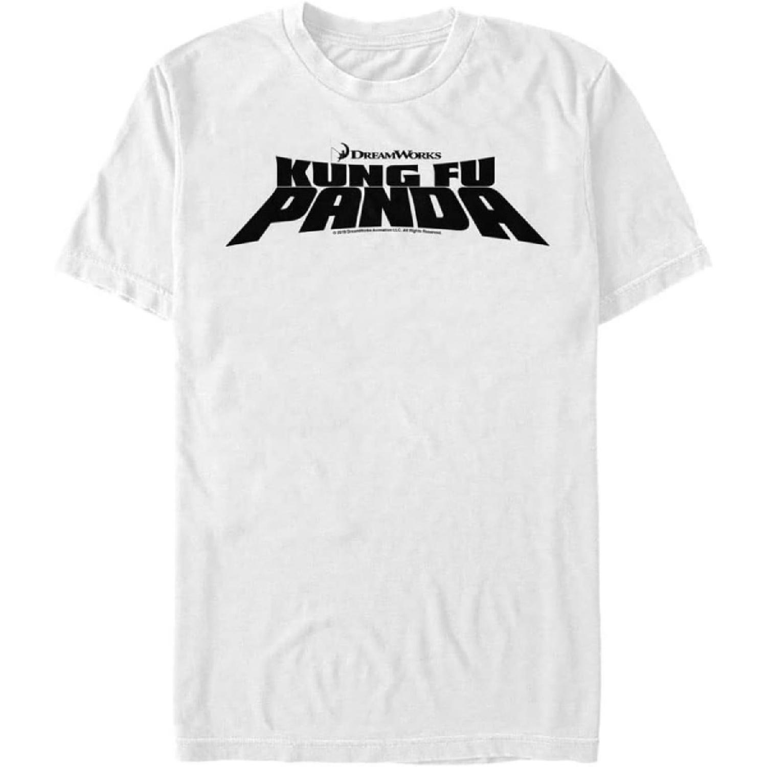 

Fifth Sun Big & Tall Kung Fu Panda Logo Men s Tops Short Sleeve Tee Shirt XXXXXL білий