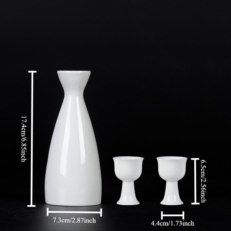 Japonská sada pro sake Domácí keramický dávkovač Baijiu Láhev Soju Sklenička na víno Restaurace Nápojové potřeby Barové potřeby Panáková sklenička