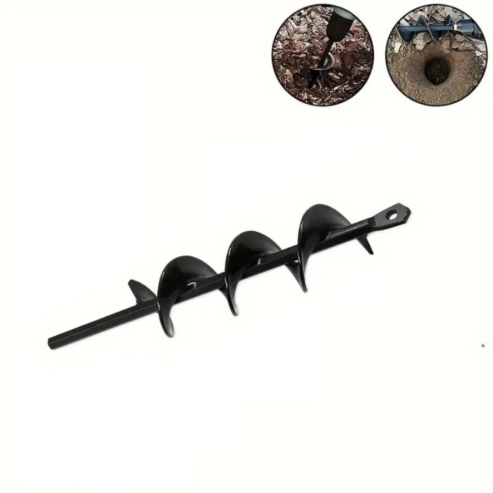 Hand Tools Garden Auger Kit Carbon Steel Flower Planting Soil Drill Bits Auger Drill Bit  Outdoors