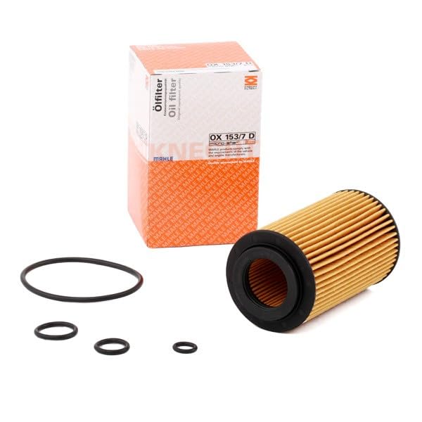 MAHLE Oil Filter Elements for Mercedes-Benz C-Class T-Model (S203) C 240 (203.261) 03.2001-08.2007 OX 153/7D