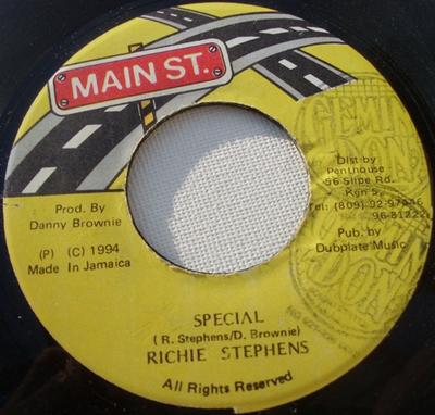 7-Zoll-Schallplatte RICHIE STEPHENS - Special NONE Main St. 1994 Jamaika Reggae, Ska & Dub Gebraucht