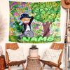 Personalized Mr. Monopoly Background Tapestry,Custom Name Birthday Party,Multifunctional Wall Decoration for Home Decor,Various Occasions