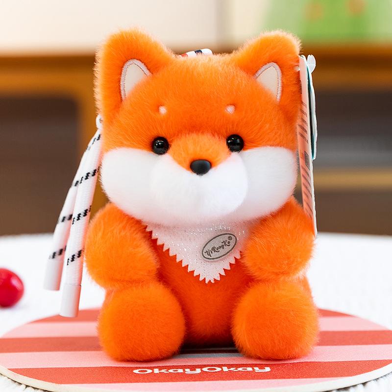 15cm Cute Animal Red Panda Fox Plush Toy Kawaii Penguin Capybara Duck Lamb Rabbit Sloth Plushie Appeasing Birthday Gift
