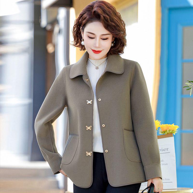 

Элегантная весенне-осенняя верхняя одежда для женщин 40-50 лет: Стильная, Высококлассная Мода для Мам 5XL (145-165 kg)