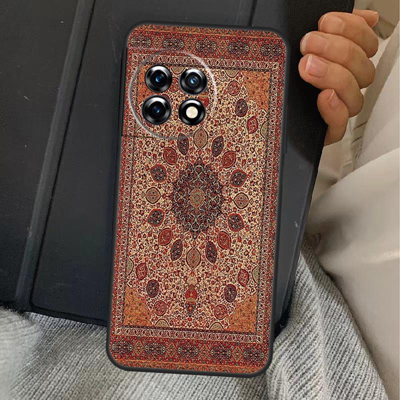 Persian Carpet Floral Pattern Case For OnePlus 15 13 12 11 13R 13T 10T 10R 12R OnePlus Nord 5 CE 2 3 4 Lite N20 N30 Cover