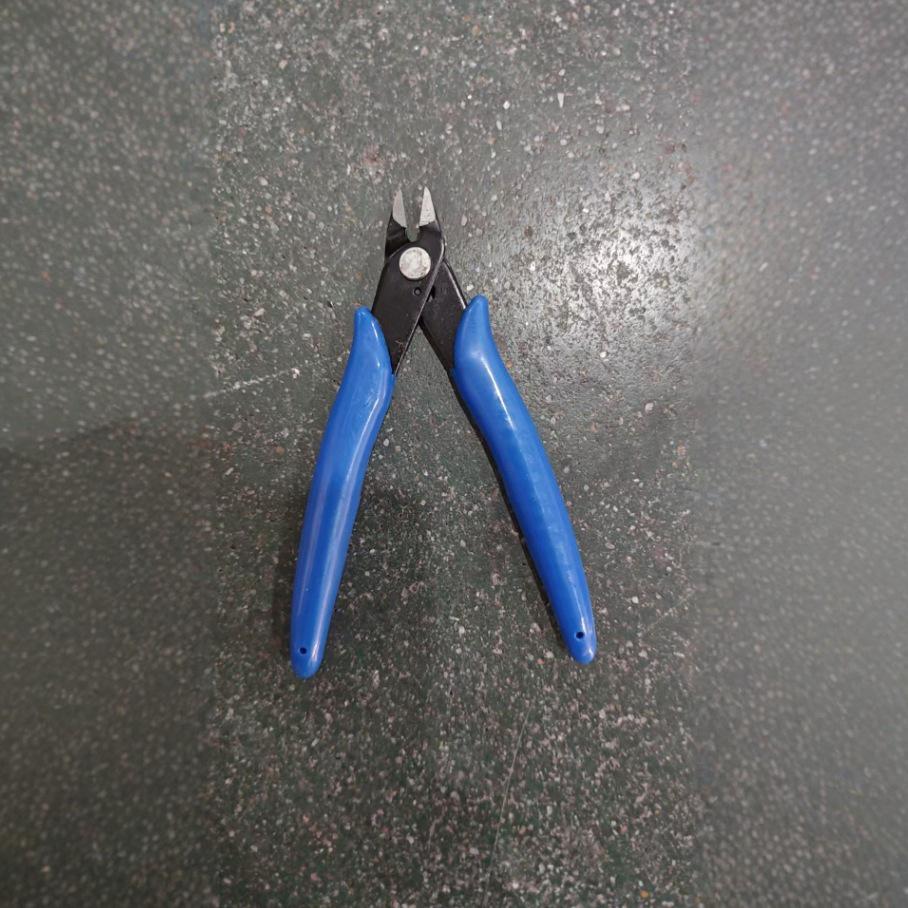 Industrial-Grade Angled Electronics Diagonal Pliers for Electricians - Wire Cutters and Trimming Tool