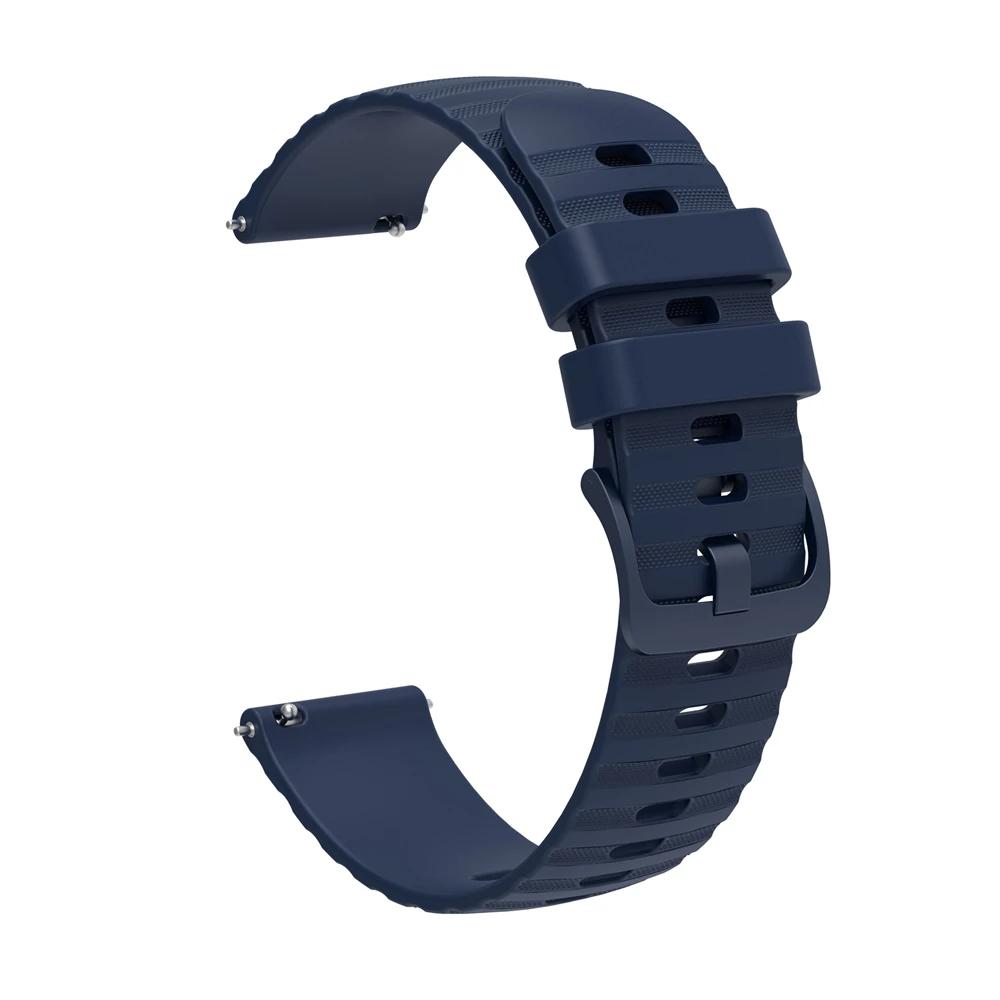 20mm 22mm Replace Silicone Strap For Samsung Galaxy Watch 7/6/5/4 44mm 40mm 6 4Classic Gear S3 Band Bracelet for Huawei GT5 4Pro