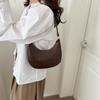 Trendy And Simple New Moon Bag For Women In Black Brown Pink White Khaki Colors Perfect For Daily Use