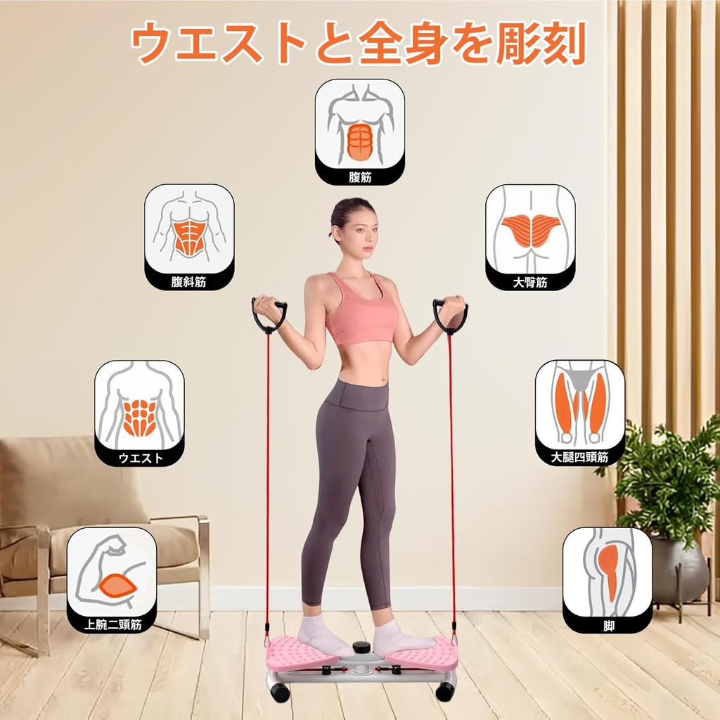 BKJANYO Twist Diet Equipment for Abdominal Indoor Exercise Equipment for Lower Body Abdominal Healthy Aerobic Quiet Board, Muscles, Slimming,