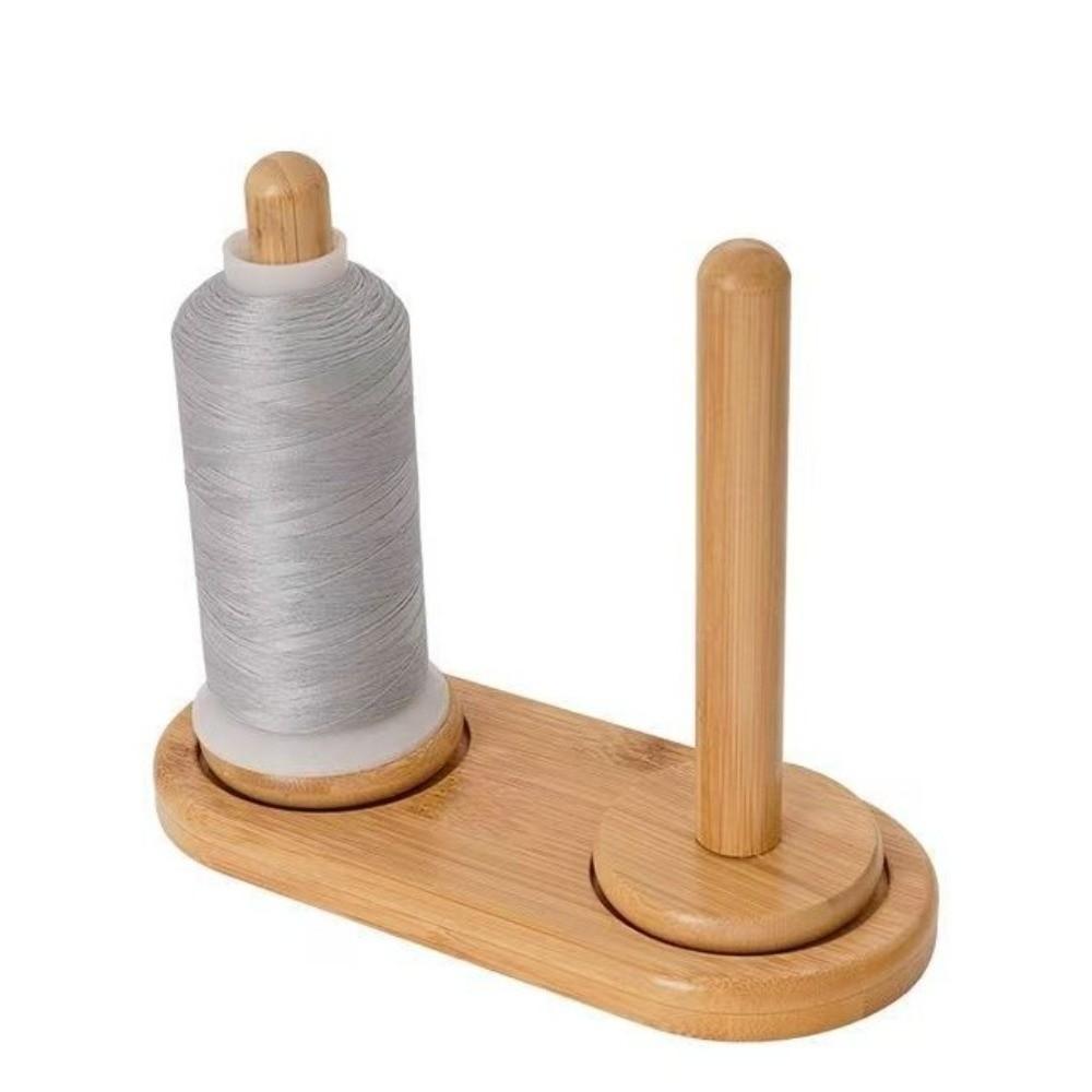 Stable Yarn Storage Rack Detachable Base Wooden Yarn Holder Wool Knitted Spool  DIY Knitting