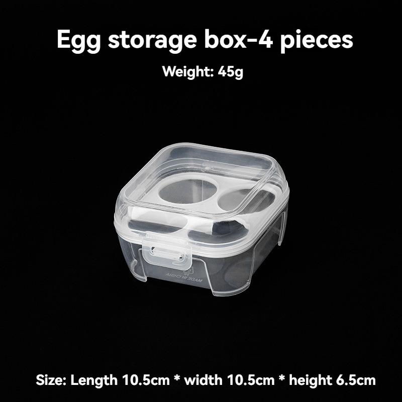 Egg Box Transparen Storage Box Outdoor Shockproof Portable Camping Shatterproof Egg Tray Home Protection Box Travel Shatterproof
