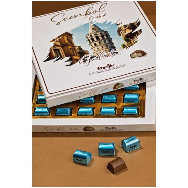

Beyoğlu Sembol Istanbul Gift Chocolate Milk Cream Filled 300Gr.