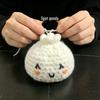 Cute Cartoon Decompression Woolen Baozi Sandbag Pendant Toy