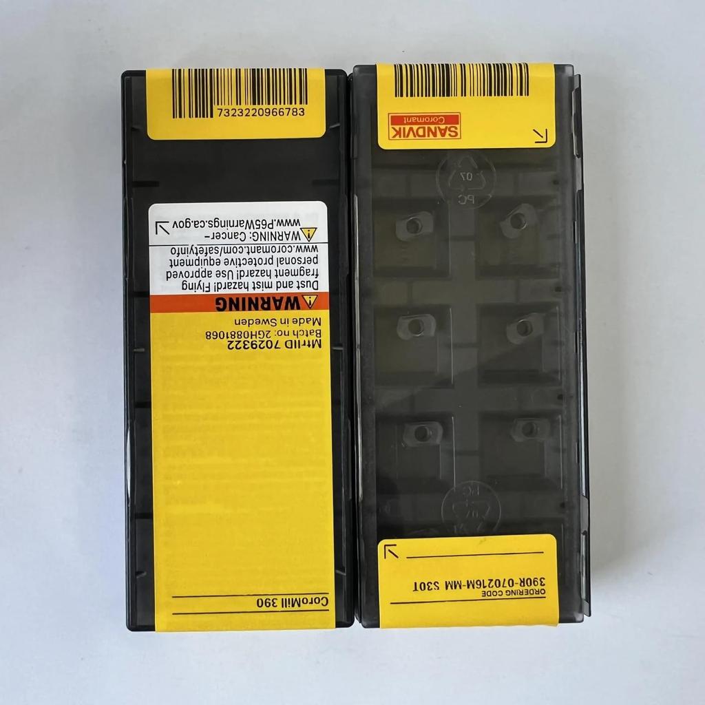 Original Sandvik / 390R-070216M-MM S30T / CNC lathe carbide blade 10 PCS
