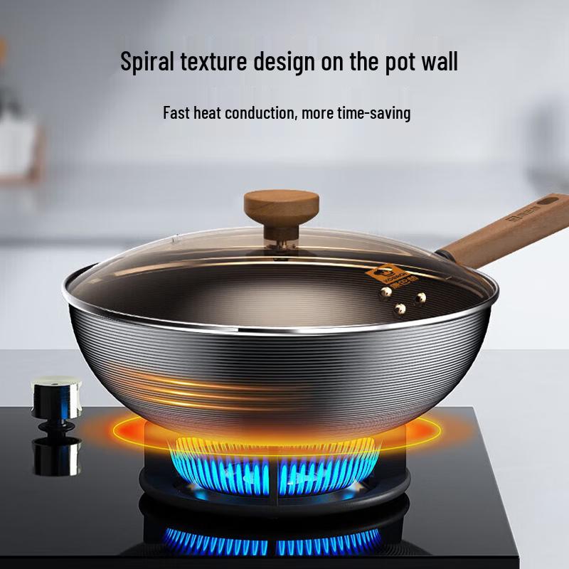 KOBACH Nitrided Iron Stir-Fry Wok