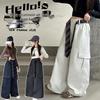 2025 Girls' Loose Cargo Pants: Versatile, Trendy Straight-Leg for Spring & Autumn