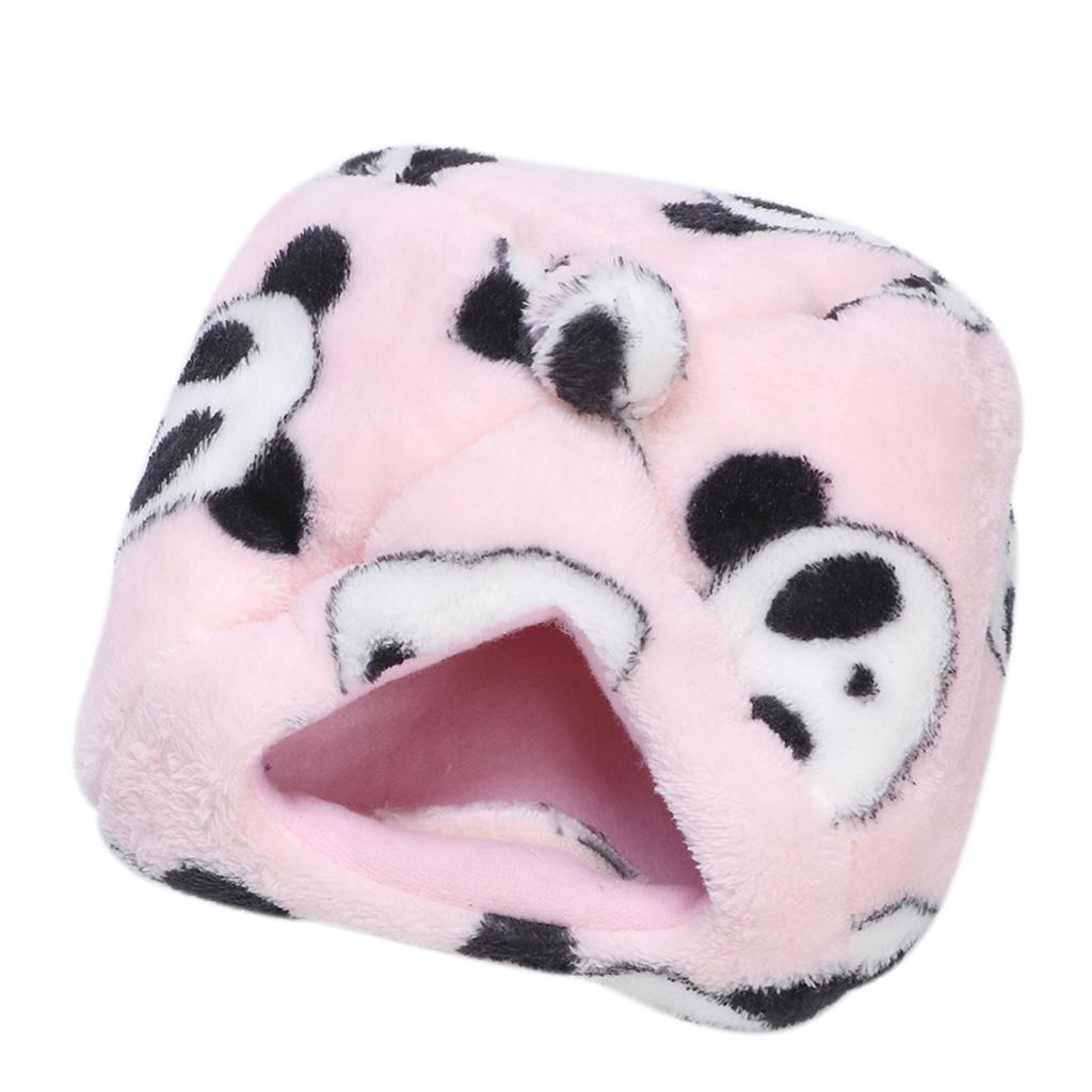 Winter Verdicken Plüschstoff Haustiernest Hamsterhaus Igelbett für Meerschweinchen Flughörnchen