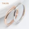 Moda Kobiety Mężczyźni Obrączka ślubna ze stali tytanu Pierścień ogonowy Para Biżuteria na palec ozdoba