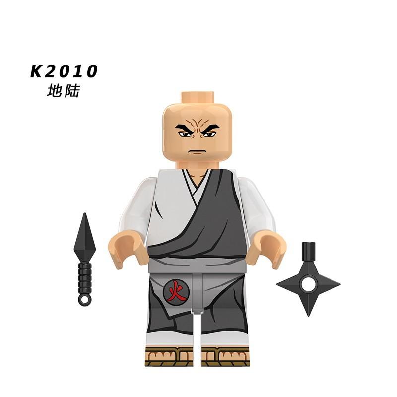 IN STOCK Lego Naruto Minifigures Toys Rock Lee Aburame Shino Figurines Building Blocks Kids Toy