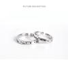Personalized Morse Code Love Couple Rings In S925 Sterling Silver - Creative Korean Style for Men and Women