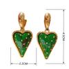 Retro Baroque Love Strawberry Women's Earrings Fruit Holiday Jewelry Ear Accessories