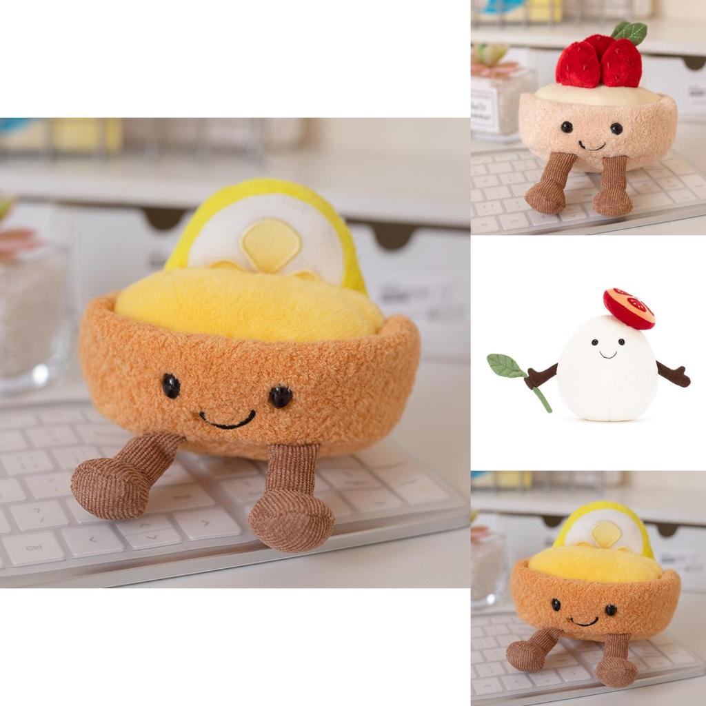 Cheese Strawberry Lemon Tart Plush Toy For Kids And Collectors