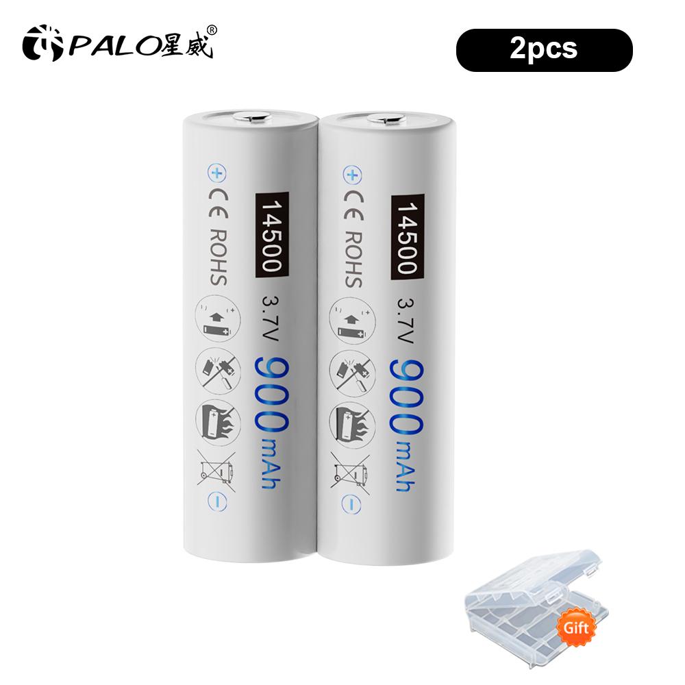 

3,7 В 14500 900 мАч литий-ионная аккумуляторная батарея 14500, литиевая батарея типа АА с точечной головкой для светодиодного фонарика, налобного фонаря, мыши