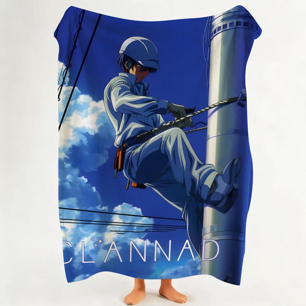 

Anime C CLANNAD Flannel Blanket Suitable for Sofa Living Room Bedroom 75cmx90cm