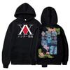 Bluza z kapturem Hunter X Hunter Killua Zoldyck Graficzna Męska Damska Casualowa Oversize Bluza z kapturem Streetwear Pulower Top Miękki Materiał Estetyczny Strój