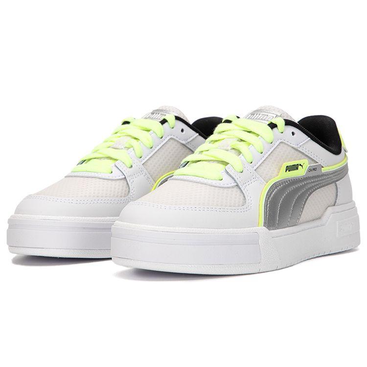 Puma CA Pro Techstile - White Fizzy Light Unisex Sneakers Silver 383788-03