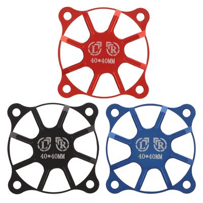 3Pcs Motor Cooling Fan Cover Black Red Blue 40x40mm Aluminium Alloy Light Weight RC Cooling Fan