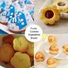 9pcs Vegetable Cutting Mold Set, Mini Pie, Fruit And Biscuit Stamp Mold, Biscuit Cutter For Decorative Food