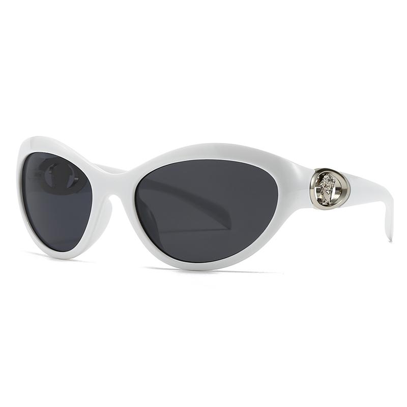 Foreign Trade Cross-Border Modern Sunglasses European and American Street Photography Ins Popular Model Cat-Eye Sunglasses for Women Lh272