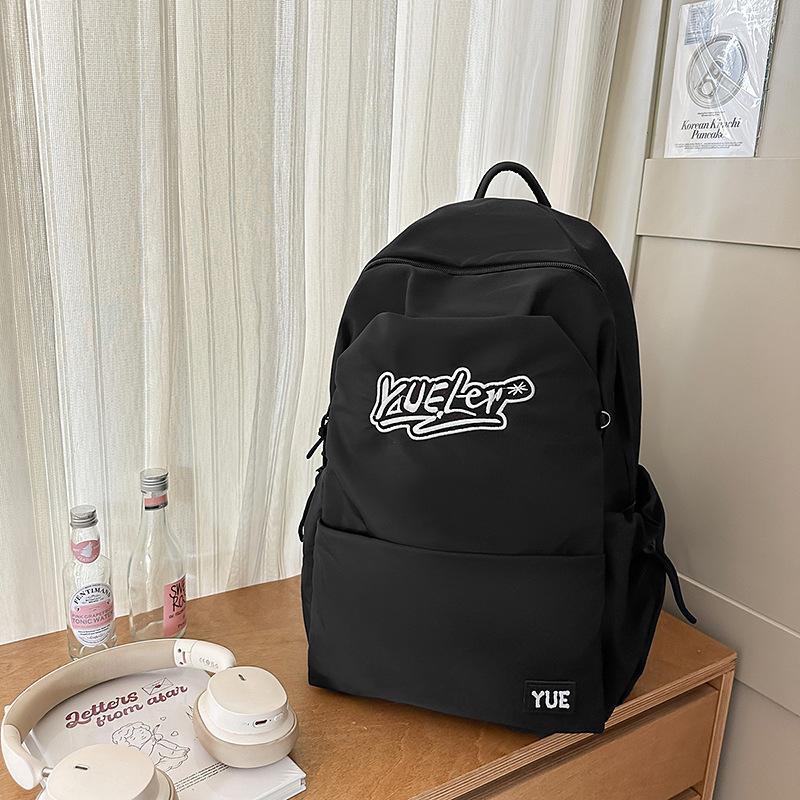 Junior High School Students' Schoolbags Female New High School Students' Large Capacity Backpacks Male Campus American Trend Backpacks.