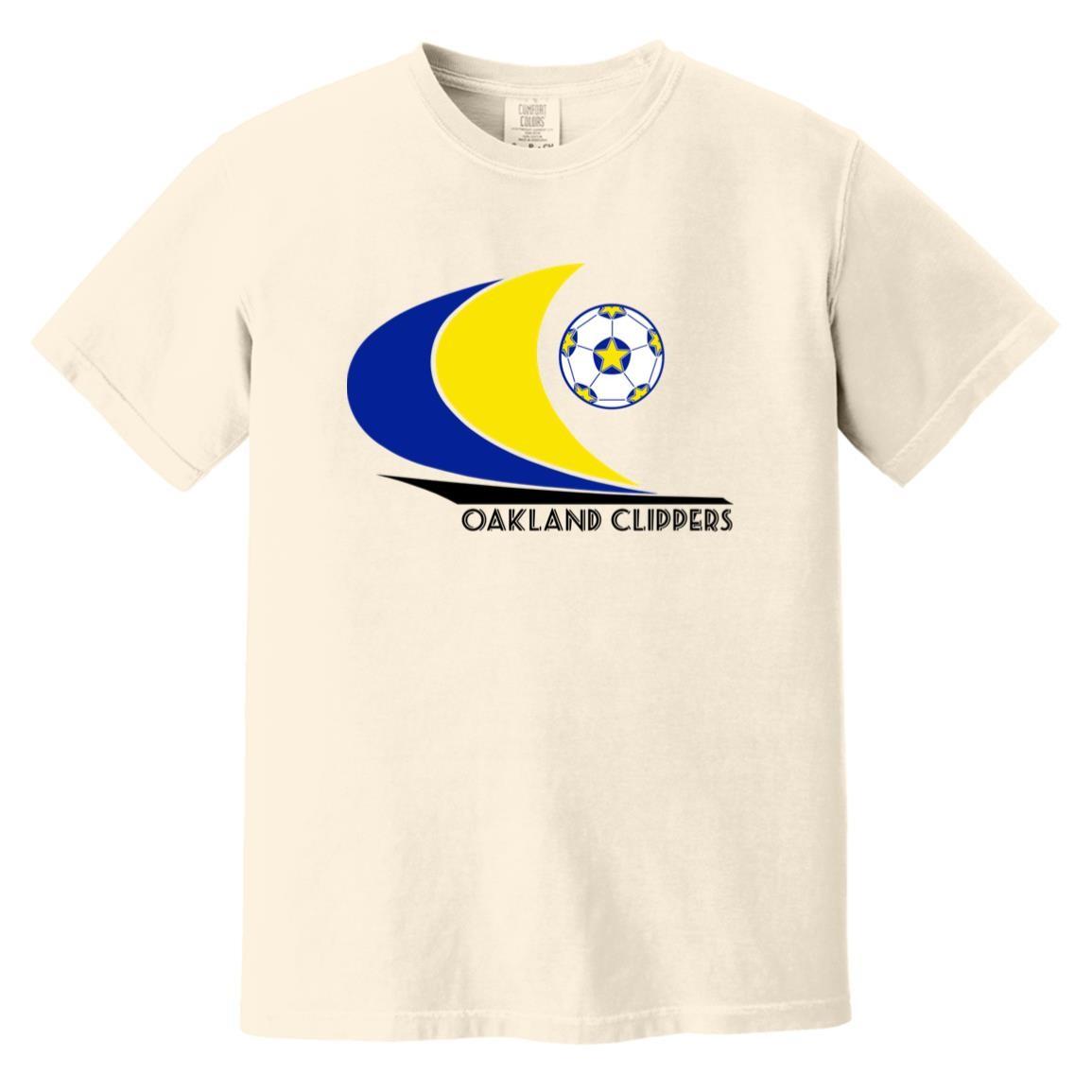 Oakland Clippers T-shirt Heavyweight Vintage Colors | NASL Soccer Team L