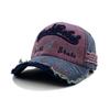 Women'S Washed Hat, Spring And Autumn Washed Bullhead Baseball Cap, Men'S Trendy Casual Embroidered Baseball Cap
