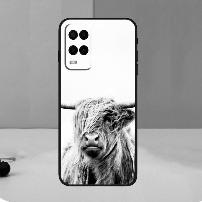 Highland Cows Case For Oppo A60 A80 A40 A15 A16 A17 A57 A94 A74 A54 A76 A96 A18 A38 A58 A78 A98 A5 A6 Pro