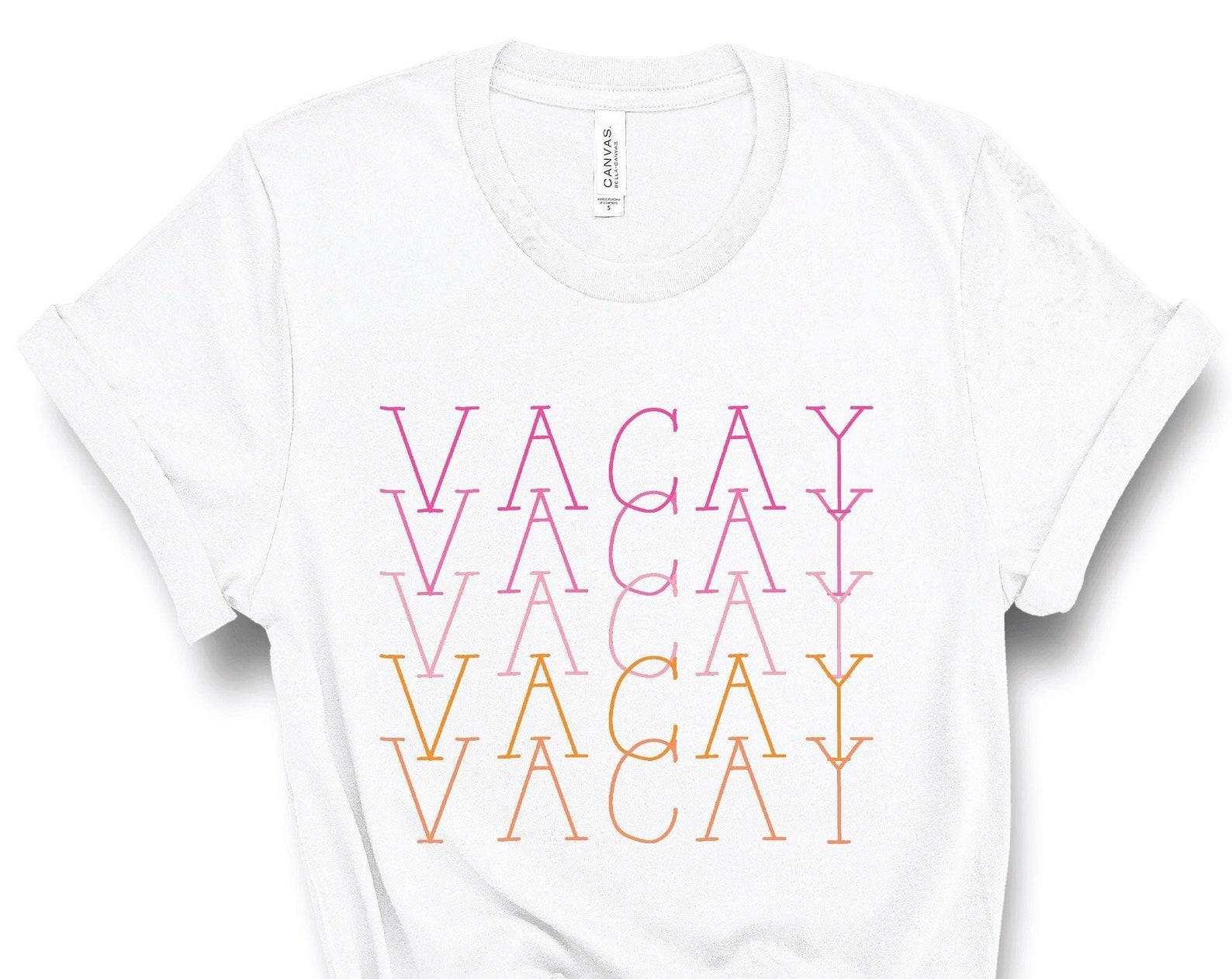 Vacay shirt, Vacay Mode, Vacation Shirt, Oh Hey Vacay Friends Vacation, Vacation T Shirt, Girls Trip Shirts Matching, Summer Shirt,Road Trip 4XL