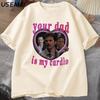 Your Dad Is My Cardio Tshirt Daddy Swan Tee Shirt Unisex Women Graphic Printed Tshirt Crewneck Loose Tops Fashion Clothes