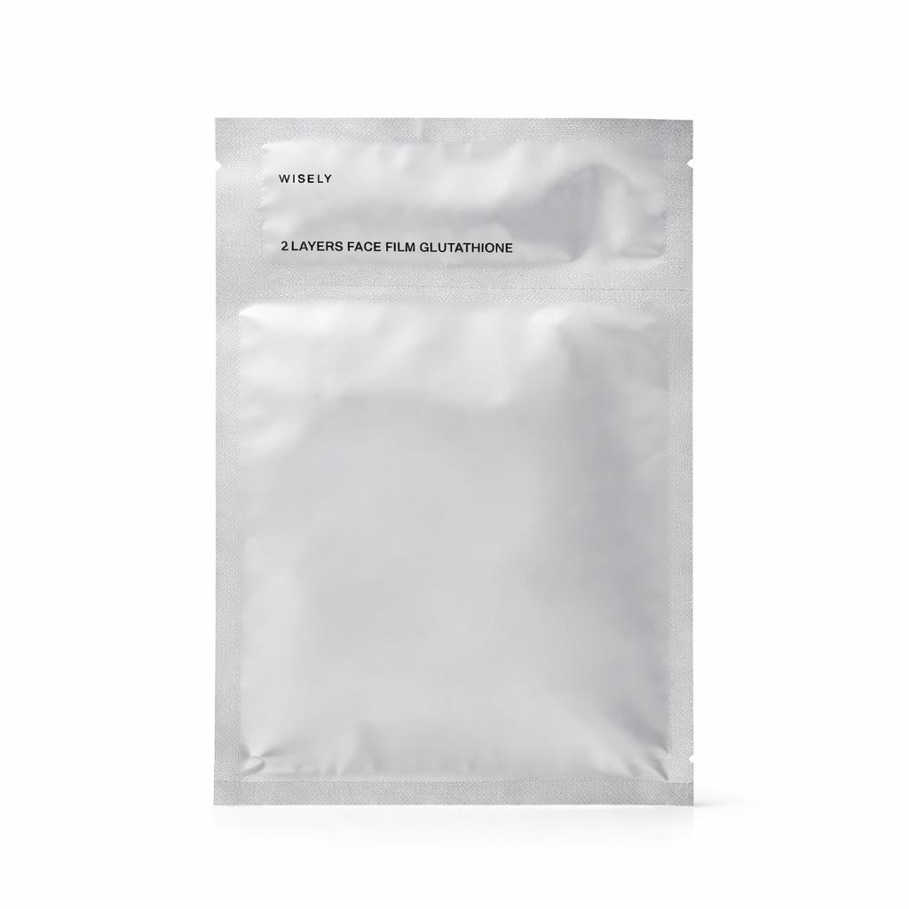 Wisely Pure Formula 100% Glutathione Radiance Film Brightening Skin Care Patch 4 Sheets (2 Packs)