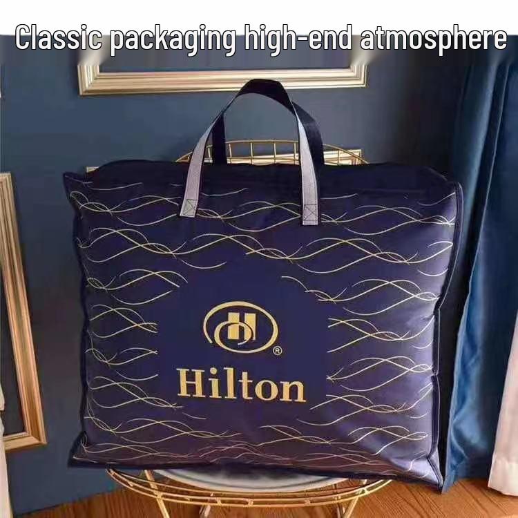 Hilton Hotel Silk Quilt for All Seasons – Double Student Dormitory Cotton Gift Quilt