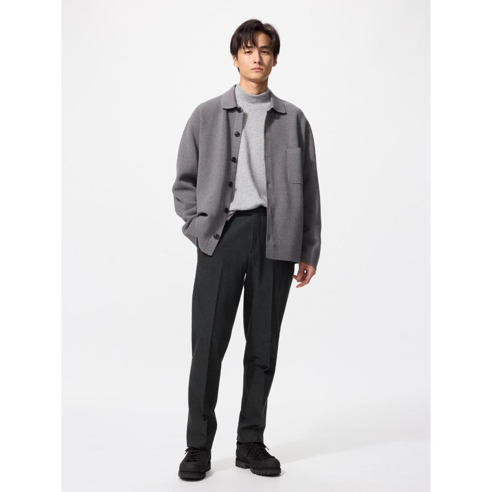 Uniqlo Warm Smart Pants Glen Check Short Length