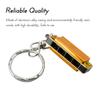SWAN Keychain Harmonica 4 Holes 8 Tones Key of C Small Harmonica Decoration Mini Music Instrument for Beginners Students