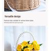 Imitation Rattan Pearl Handheld Flower & Fruit Basket