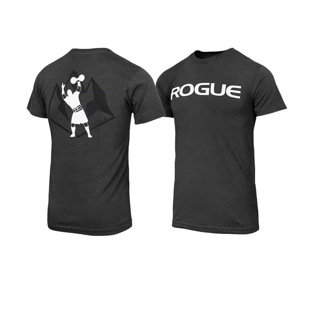Rogue Unisex Kurzarm T-Shirt Amerikanische Street Sportbekleidung Lässige Mode 2026 Heißer Verkauf Bequemes Baumwoll-T-Shirt Herren Damen Oberteile