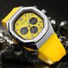 MEGIR Chronograph Fashion Sport Casual Watches for Men Silicone Waterproof Quartz Wristwatch Date Clock Reloj Hombre 2215